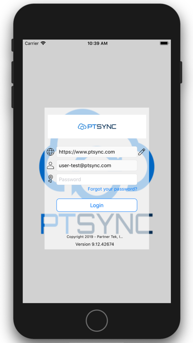 Screenshot #1 pour PTSYNC