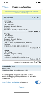 MÁV screenshot 2