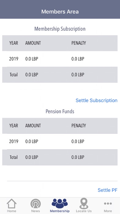 LACPA Screenshot