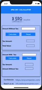 SRQ Vat Calculator screenshot #2 for iPhone