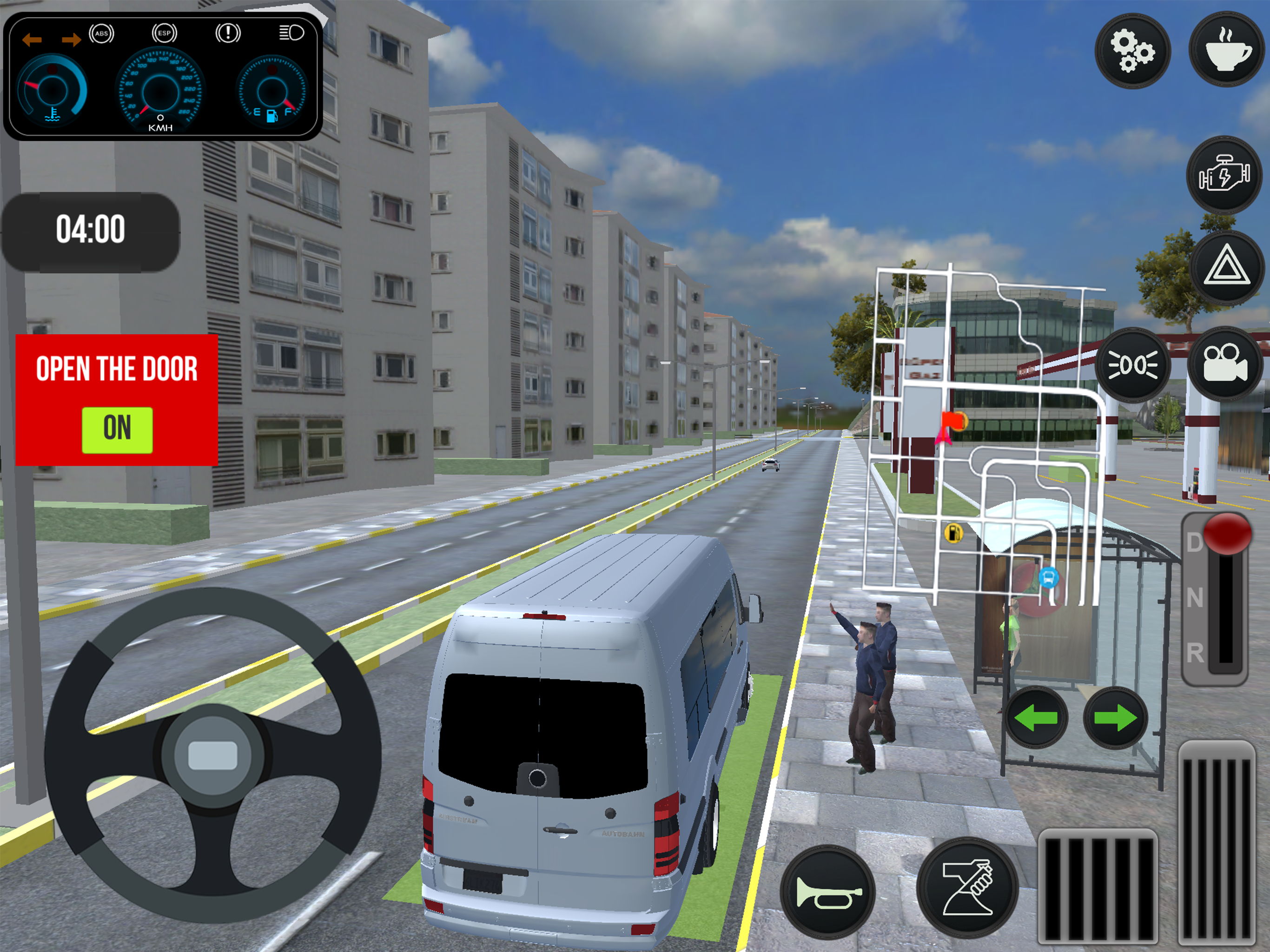 Minibus City Travel Simulator