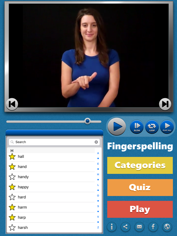 ASL Fingerspell Dictionaryのおすすめ画像1