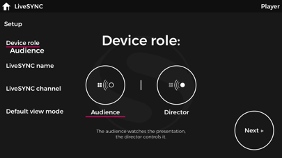 LiveSYNC Presentation Solution Screenshot