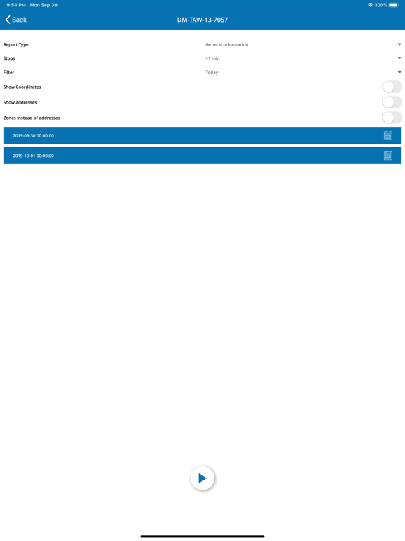 Easytrax GPS Tracking iPad screenshot 4 - Travel app