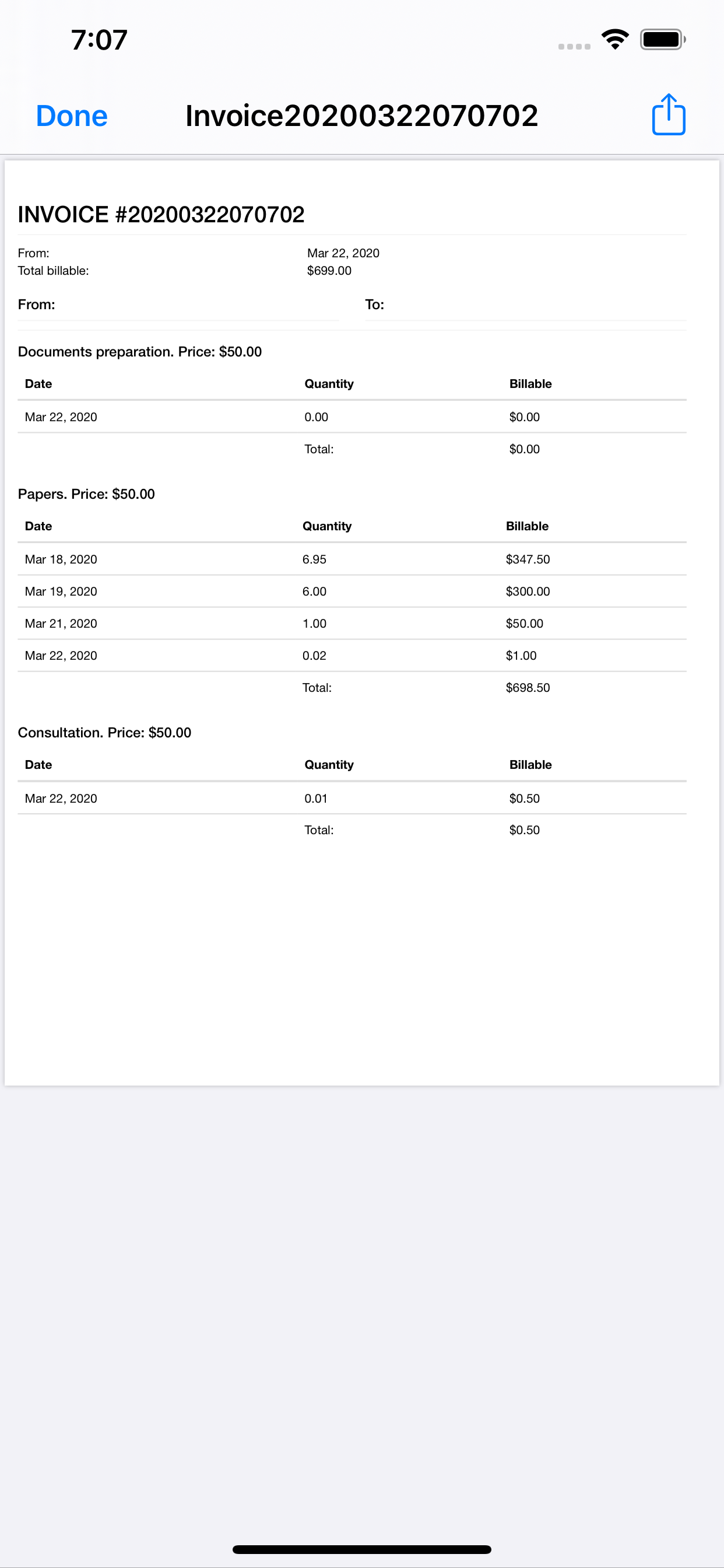 Solo: Time Tracker & Invoicing screenshot 5