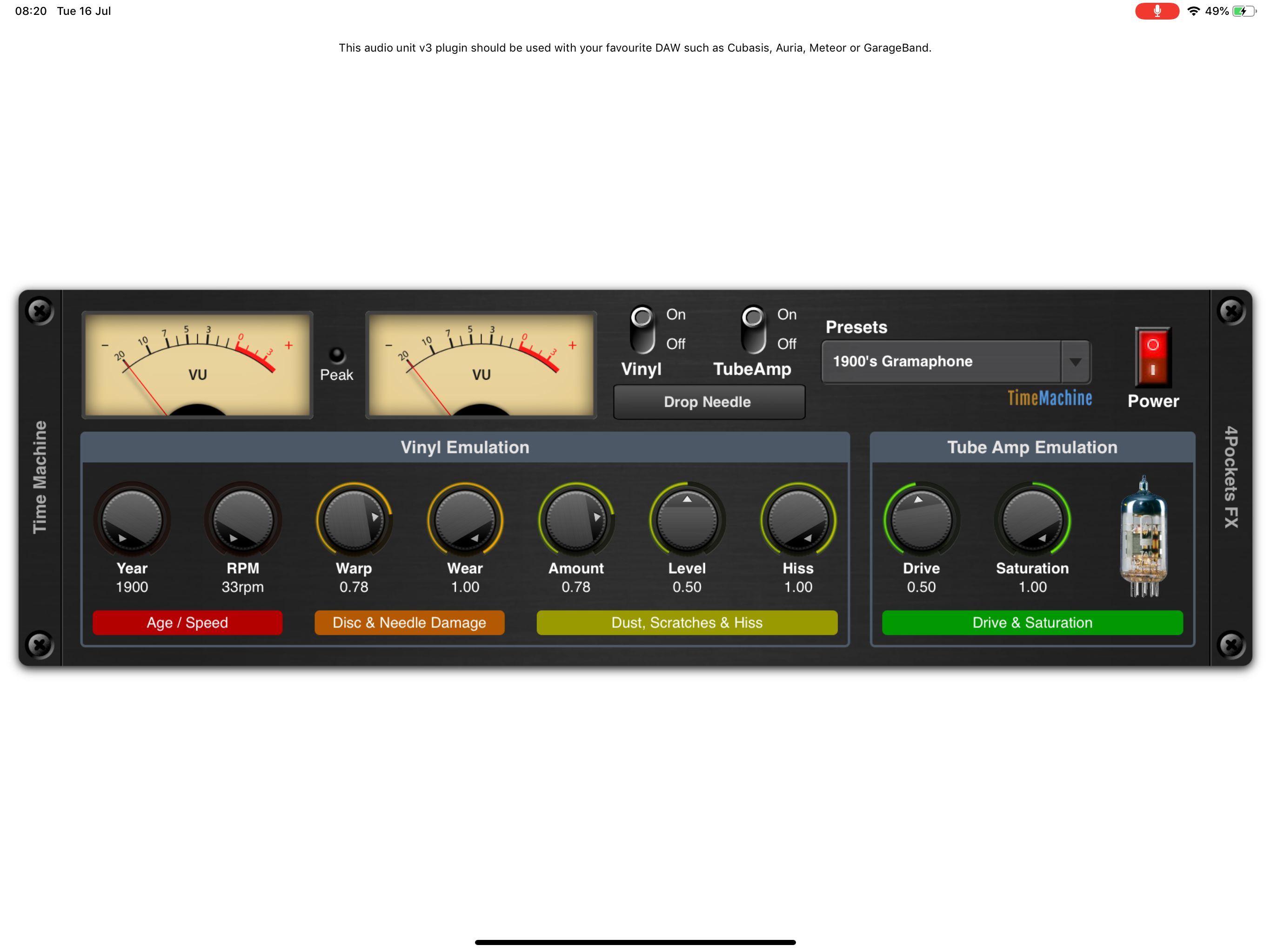 Time Machine AUv3 Plugin