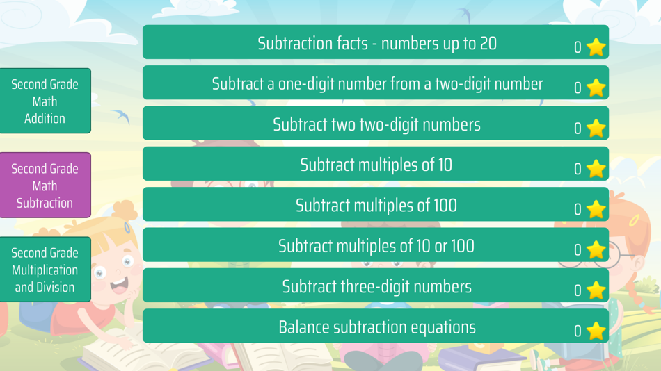 #7. Second Grade Math Trainer (iOS) 由: Sergey Malugin