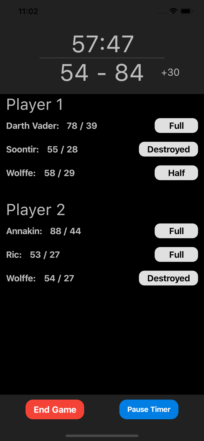 Highground X-Wing Scorekeeper