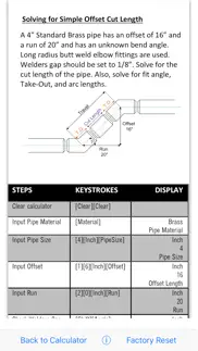 pipe calc elite iphone screenshot 2