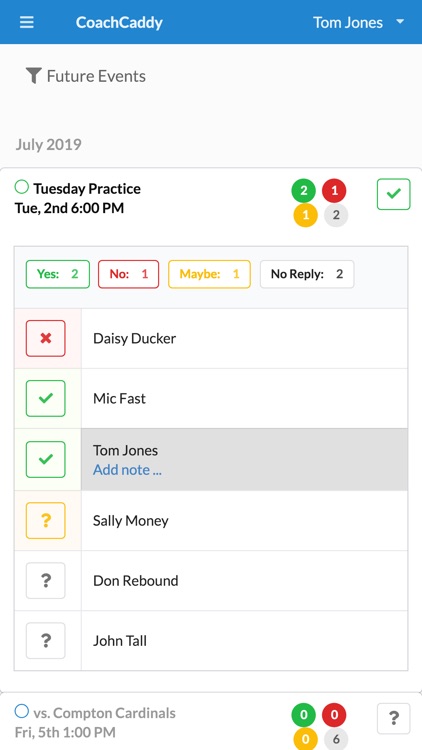 CoachCaddy screenshot-3