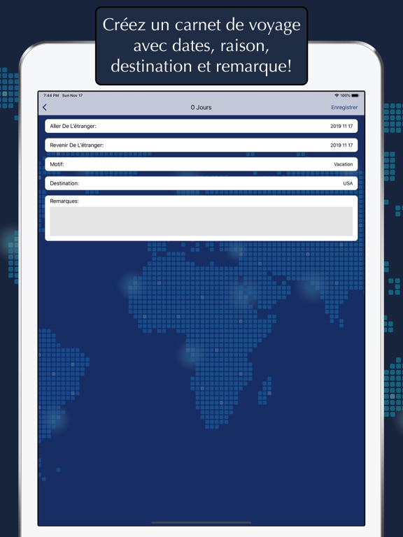 Screenshot #4 pour TravelLog - Histoire De Voyage
