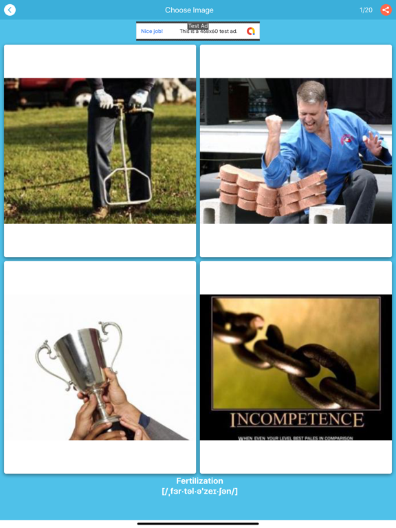 TOEFL Vocabulary-Play & Learn iPad screenshot 5 - Education app