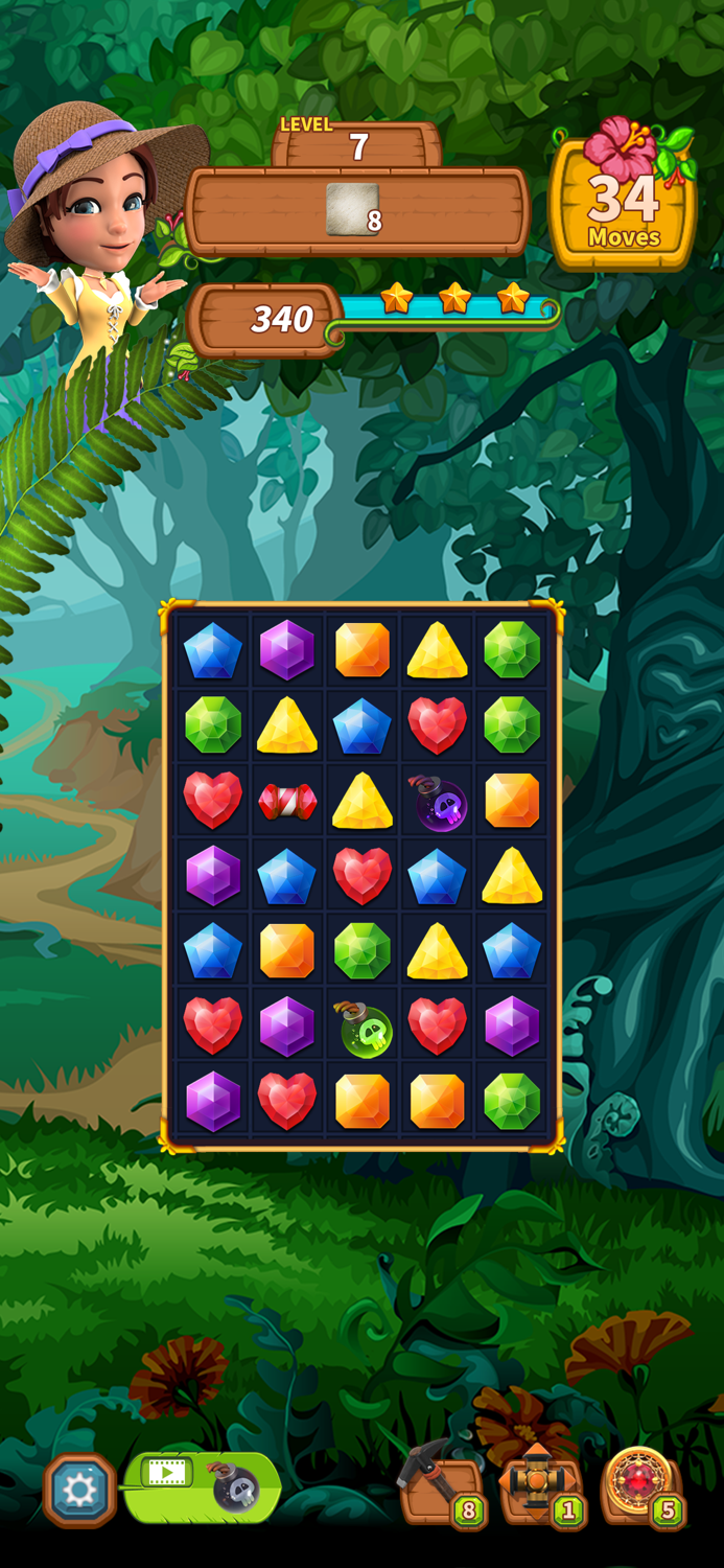 Jewel Park - Match 3 Puzzle