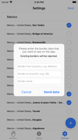 Border Waiting Times screenshot