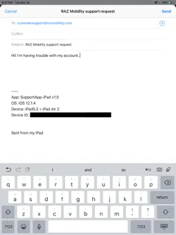 RAZ Mobility Support for iPad screenshot 3