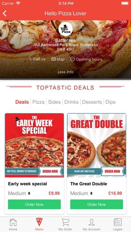 Tops Pizza UK screenshot-0