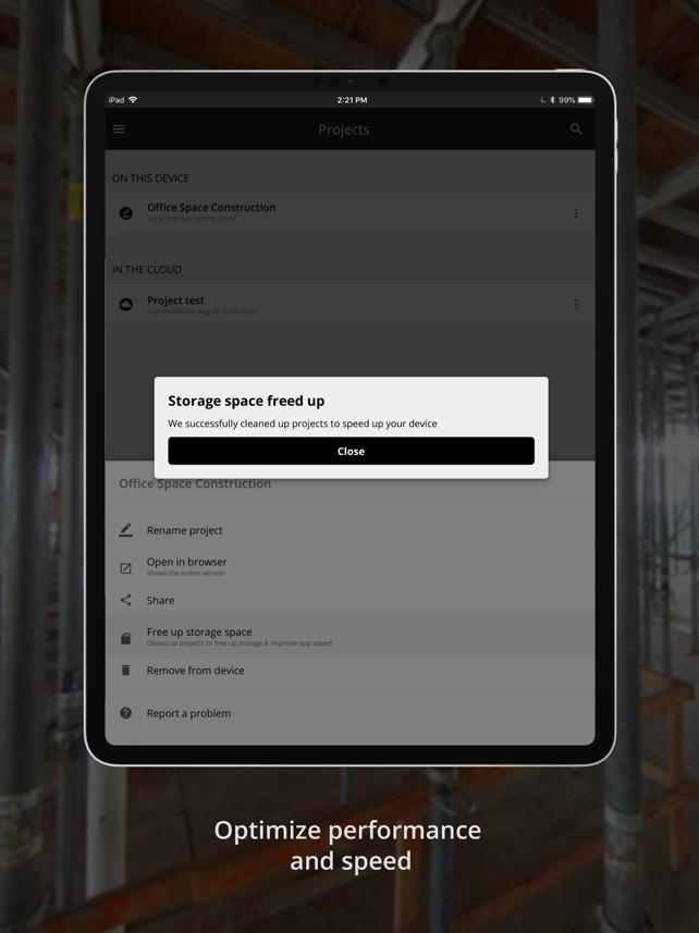 JobWalk Construction Tracking Screenshot