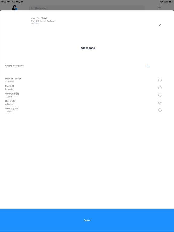 Digital DJ Pool iPad screenshot 4 - Music app