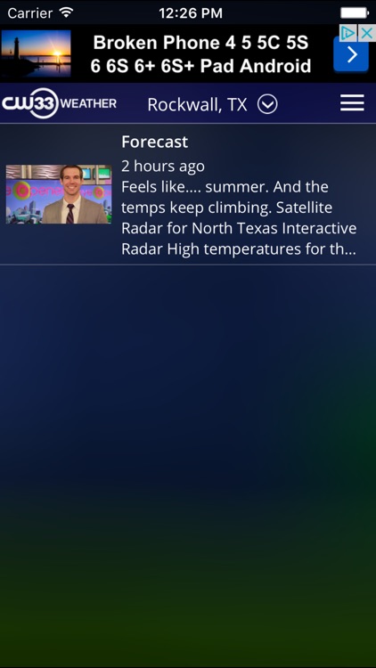CW33 Dallas Texas Weather screenshot-4