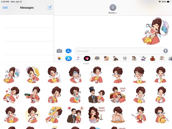 Screenshot #5 pour Lady Style Funny Stickers