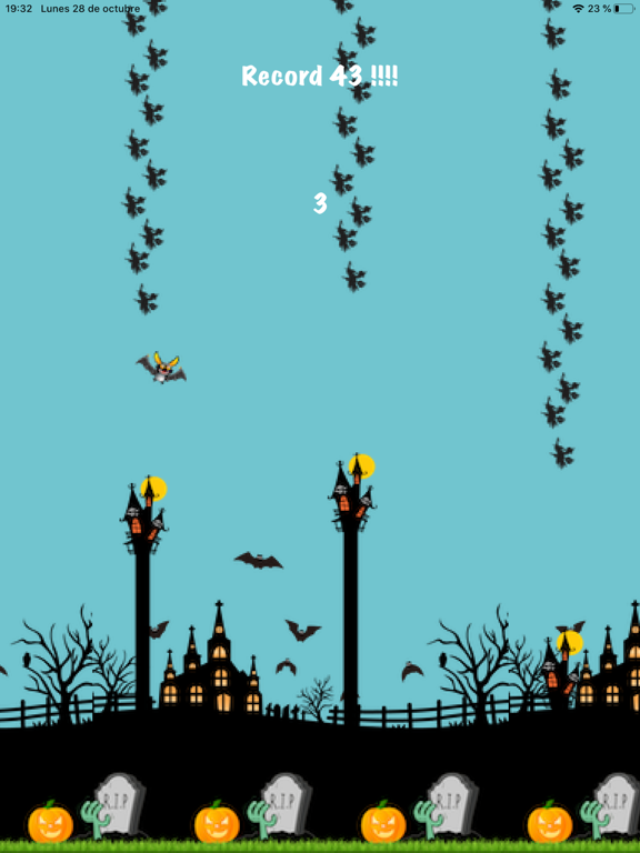 Funny Flight Halloween Xmas iPad screenshot