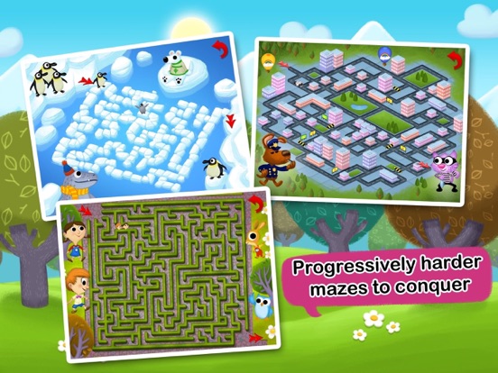 Preschool Maze 123 iPad screenshot
