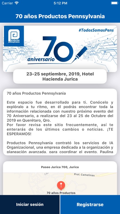 70 años Productos Pennsylvania