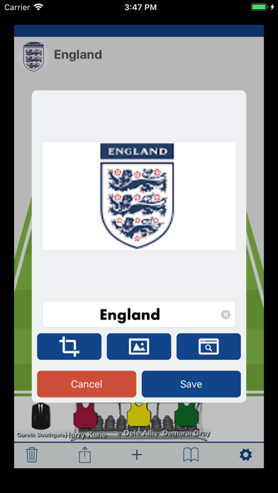 Soccer Best LineUp Maker App Screenshot