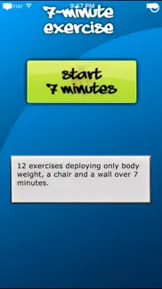 seven minutes exercise iphone screenshot 1