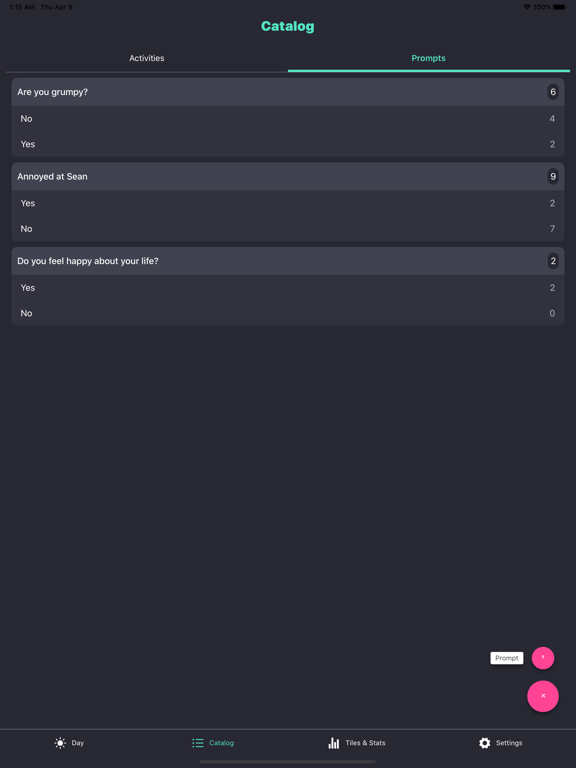 My Daily Report iPad screenshot 6 - Lifestyle app