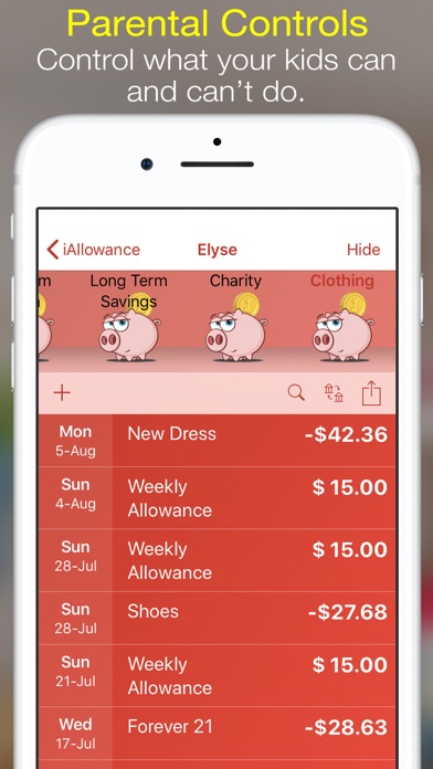 iAllowance Lite with ... screenshot1