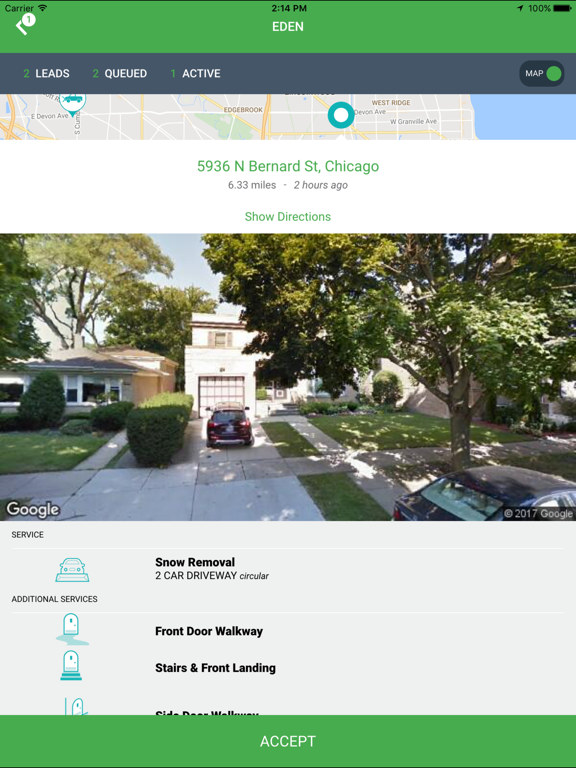 Eden for Contractors iPad screenshot 3 - Business app
