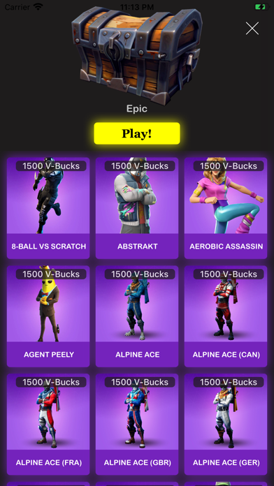 Screenshot #2 pour Fortnity Cases