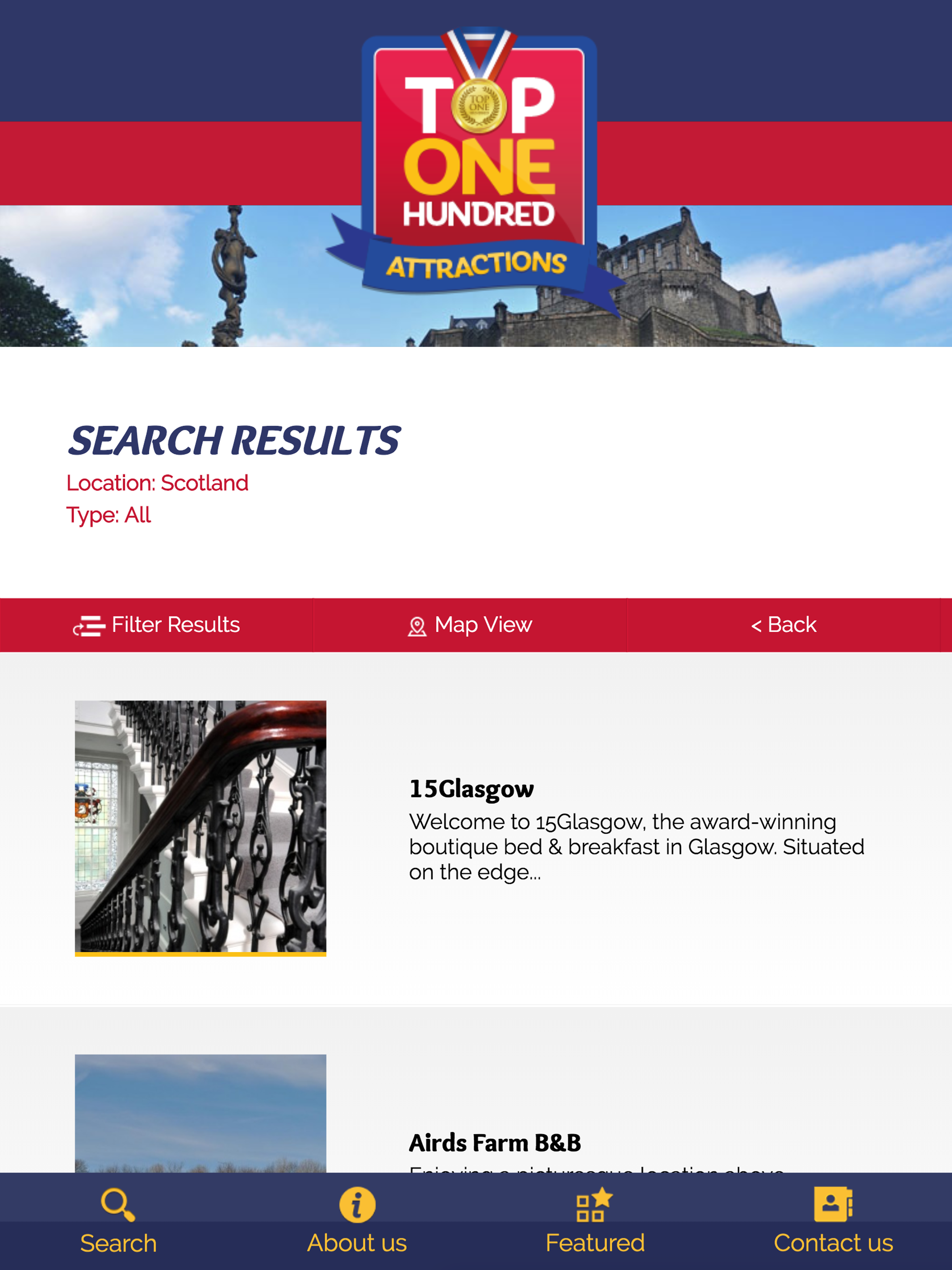 Scotland Top 100 Attractions screenshot 5