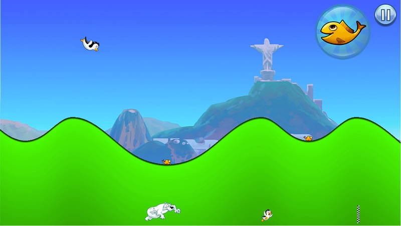 Racing Penguin: Snow Dune Game screenshot 3