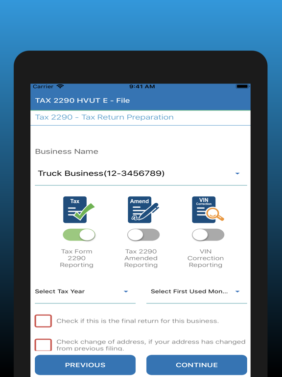 Screenshot #6 pour Tax2290 eFile