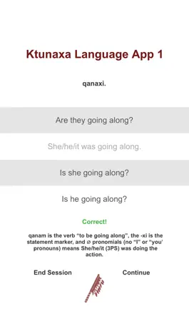Game screenshot Ktunaxa Grammar App apk