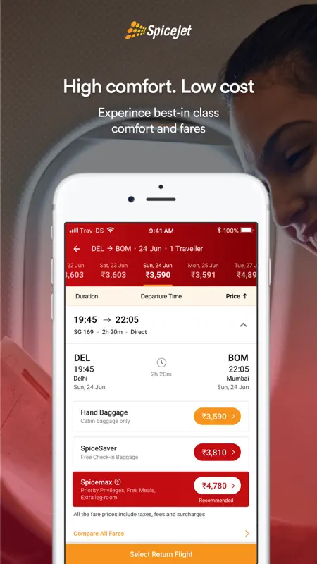 SpiceJet – Book Cheap Flights screenshot 2 of 4