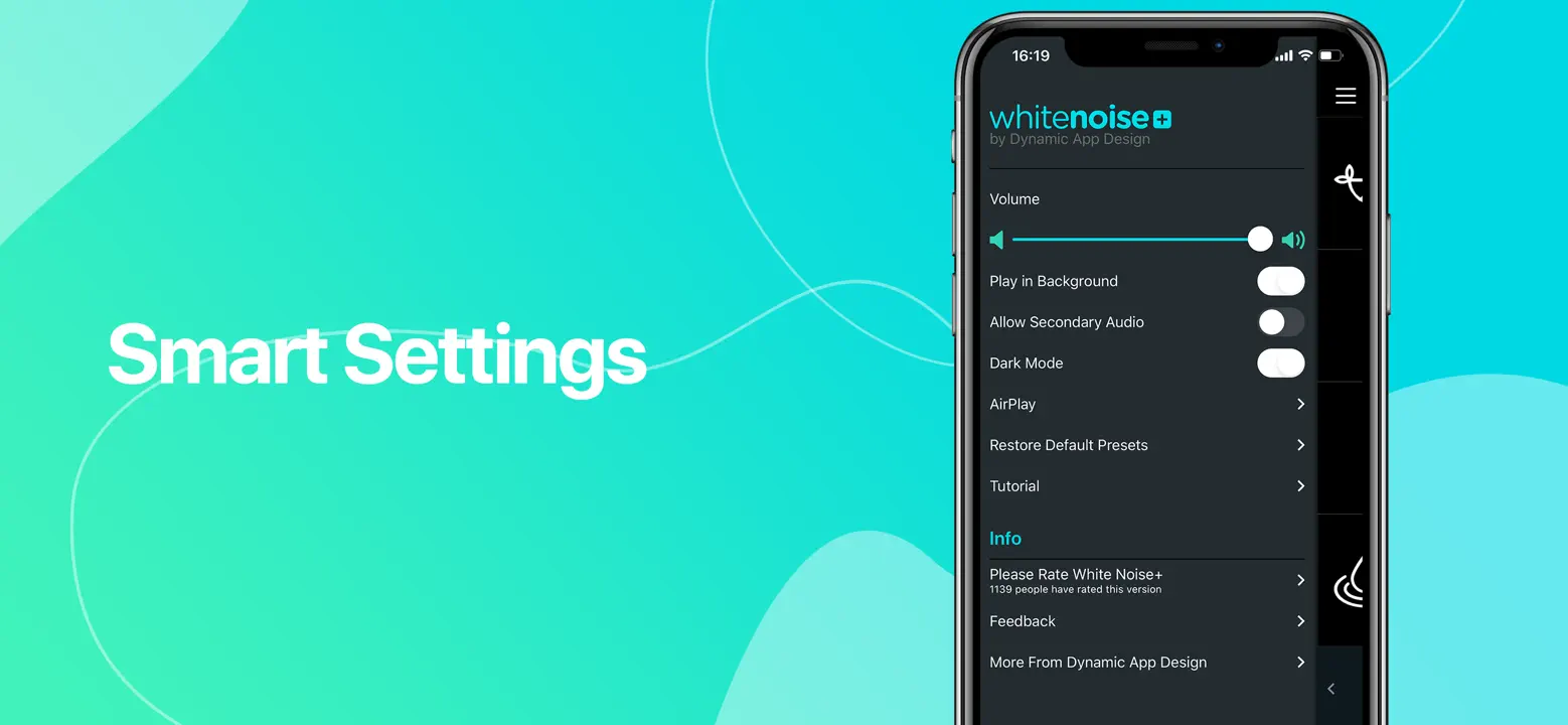 White Noise+ Relaxing Sounds: Screenshot 4 von 4