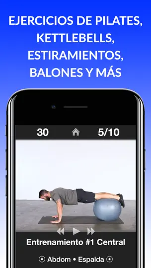 Captura de pantalla de Entrenamientos Diarios en iPhone 5