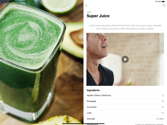 Jason Vale’s 7-Day Juice Diet iPad app afbeelding 2