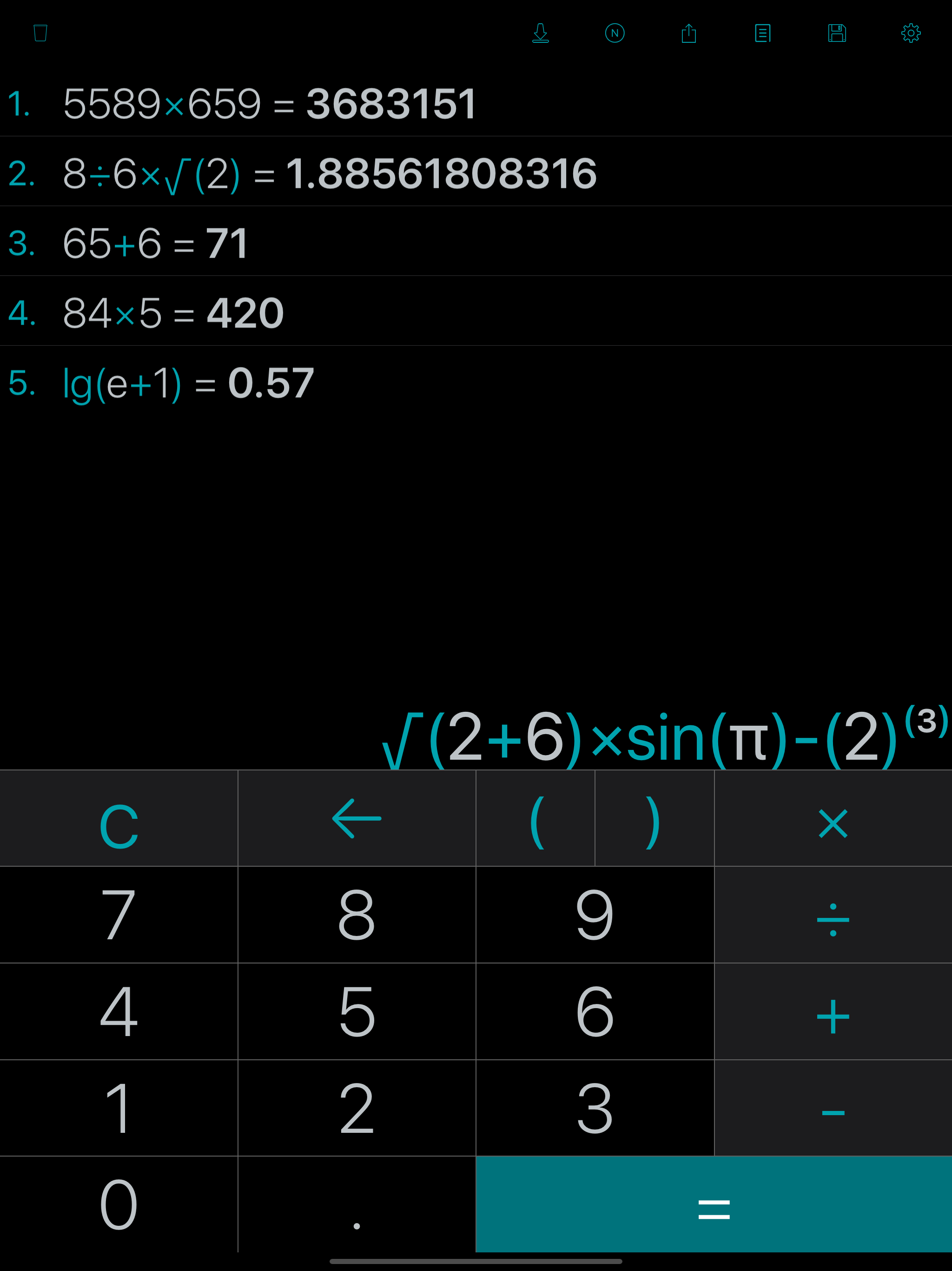 Smart Calculator-With History screenshot 7