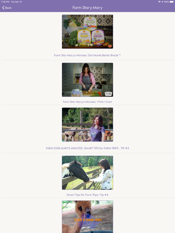 Farm Star Living iPad screenshot 8 - Food & Drink app