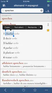 ultralingua espagnol-allemand iPhone Captures Décran 1