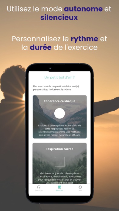 Respiration l'App Anti-Stress Screenshot