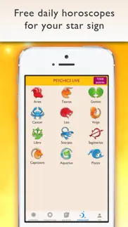 psychics live horoscopes tarot iphone screenshot 4