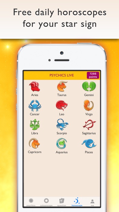 Psychics Live Horoscopes Tarot Screenshot