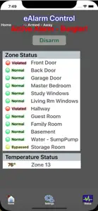 eAlarm - Elk Control Panel screenshot #2 for iPhone