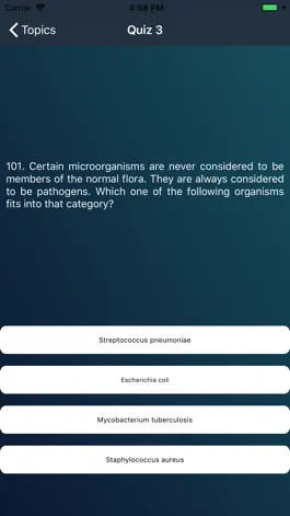Game screenshot Microbiology Quiz Mcqs hack