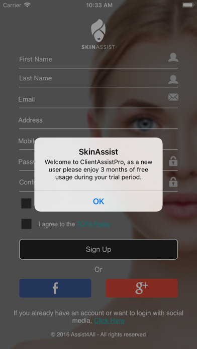 SkinAssist Screenshot